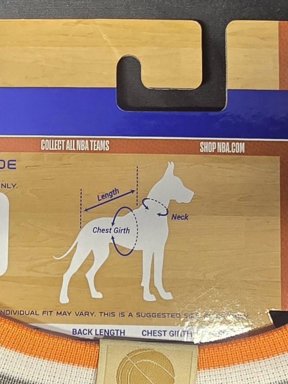 New York Knicks Blue & Orange Mesh Pet Jersey SMALL - Picture 4 of 4